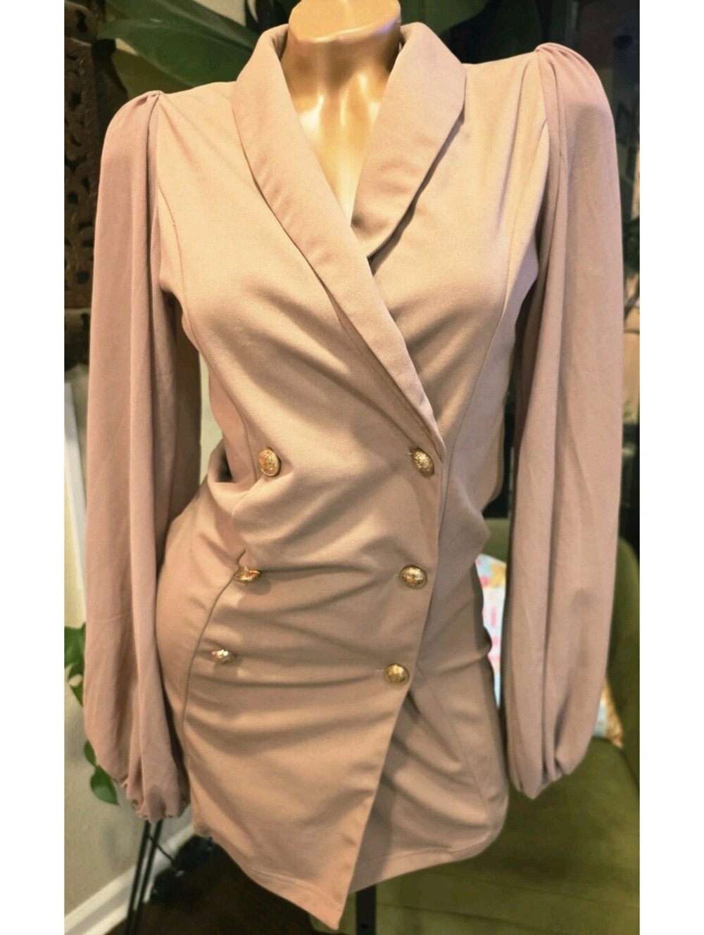 Hyfve Double Breasted Blazer Mini Dress - Size Small - NWOT